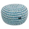 Πουφ Tonical Blue Ottoman 50x50x25 guy Laroche  100% Cotton