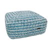 Πουφ Tonical Blue Boho 50x50x25 guy Laroche  100% Cotton