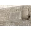 Διακοσμητική Μαξιλαροθήκη Stamp Taupe 50x50 guy Laroche  37% Cotton-21%polyester-42% Acrylic
