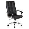 Velco pro Systems Πολυθρονα Γραφειου Μαυρη Διευθυντου-Διαστασεισ: 64x55x103/113cm- Επιφανεια pvc
