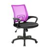 Velco pro Systems Καρεκλα Γραφειου Παιδικη μωβ -Μαυρη - Διαστασεις 55x49x86/96cm - Επιφανεια: Διατρητο & pvc