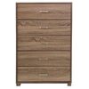 Velco pro Systems Συρταριερα 68x40x101 εκ  με Πεντε Συρταρια Σφενδαμος