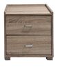 Velco pro Systems Κομοδινο με δυο  Συρταρια 48x38x50 εκ Σφενδαμος