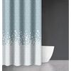 Κουρτίνα Μπάνιου Abstract des 117 sky με Κρίκους 180x200 Saint Clair  100% Polyester