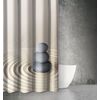 Κουρτίνα Μπάνιου zen Body des 804 με Κρίκους 180x200 Saint Clair  100% Polyester
