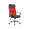Πολυθρόνα Διευθυντή pvc/mesh 61x68x108/118cm bf2400 Μαύρο-Κόκκινο ΕΟ502,3p