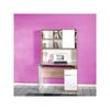 Γραφείο με Ράφια και Ντουλάπια 105x56x170cm sonoma/ high gloss white fidelio plus