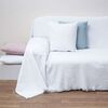 Ριχτάρι Πολυθρόνας 180x150 anna riska jacquard cotton trows 1554 Λευκό