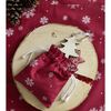 Χριστουγεννιάτικo Πουγκί Υφασμάτινο 14x18cm nima home jolly