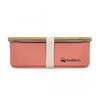 Lunchbox με Καπάκι από Bamboo 900ml ροζ