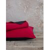 Σετ Παπλωματοθήκη Υπέρδιπλη Abalone - Ruby red / Black Nima Home 220x240
