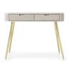 Κονσόλα  Zova Λευκό Kazmir + Χρυσό 103x80x49cm