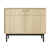 Μπουφές Japandi Φυσικό dab Linea 103x83x39cm