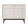 Μπουφές Japandi Λευκό Kazmir 103x83x39cm