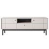 Έπιπλο Τηλεόρασης Japandi Λευκό Kazmir 153x56x39cm