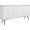 Μπουφές oro Λευκό + Μαύρο 160x85x39cm