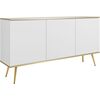Μπουφές oro Λευκό με Χρυσό 160x85x39cm