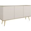 Μπουφές oro Μπεζ+χρυσό 160x85x39cm