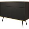Μπουφές oro Ανθρακί 107x85x39cm