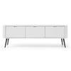 Έπιπλο Τηλεόρασης Zova Λευκό + Ανθρακί 168x57x39cm