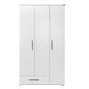 Ντουλάπα White Λευκό 103x187x52cm