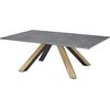 Τραπεζάκι Κεραμικό μια Γραφίτης 110x70x40cm