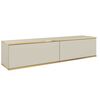 Κρεμαστό Έπιπλο Τηλεόρασης oro Μπεζ 135x30x32cm