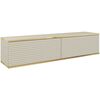 Κρεμαστό Έπιπλο Τηλεόρασης Oro_mdf Μπεζ 135x30x32cm