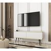 Έπιπλο Τηλεόρασης Oro_mdf Λευκό 135x53x32cm