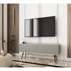 Έπιπλο Τηλεόρασης Oro_mdf Γκρι 135x53x32cm