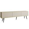 Έπιπλο Τηλεόρασης Oro_mdf Μπεζ 175x53x32cm