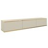 Κρεμαστό Έπιπλο Τηλεόρασης Oro_mdf Μπεζ 175x30x32cm