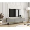 Έπιπλο Τηλεόρασης Oro_mdf Γκρι 175x53x32cm
