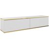 Κρεμαστό Έπιπλο Τηλεόρασης Oro_mdf Λευκό 135x30x32cm