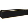 Κρεμαστό Έπιπλο Τηλεόρασης Oro_mdf Ανθρακί 135x30x32cm