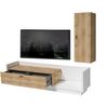 Σύνθεση Talina_ec_1 Λευκό+kingstone oak 240x175x48cm