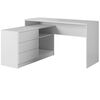 Γραφείο τεο Λευκό 138x76x50,4-110cm