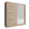 Ντουλάπα Συρόμενη Maja 1-alu Χρώμα Φυσικό Δρυς 200x214x62cm