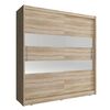 Ντουλάπα Συρόμενη Maja 2 Χρώμα Φυσικό Δρυς 180x200x62cm