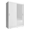 Ντουλάπα Συρόμενη 24113-Mjmw-150 Χρώμα Λευκό  150x200x62 cm