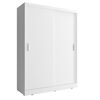 Ντουλάπα Συρόμενη 24114-wkw-150 Χρώμα Λευκό  150x200x62cm