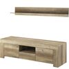 Έπιπλο Τηλεόρασης με Ράφι 36116-sk-tv Country Γκρι 155x50x47cm