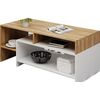 Τραπεζάκι 36144-alv-40 Grandson+λευκό M120xy53xb60cm