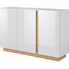 Μπουφές 36146-Arcw-21 Λευκό+λευκό High Gloss+grandson 138,2x90,5x40cm