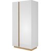 Ντουλάπα 36146-Arcw-24 Λευκό+λευκό High Gloss+grandson 96,5x193,5x54cm
