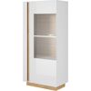 Βιτρίνα 36146w-arc-sv Λευκό+λευκό High Gloss+grandson72x154x40cm