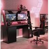 Axyon Γραφείο Gaming 157x60x145εκ. Μαύρο