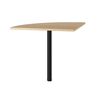 Faro Σύνδεσμος Γραφείων 80x80x74ek. Blond oak / Μαύρο