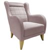 Karlina Μπερζέρα 76x84x95εκ. Dusty Pink