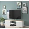 Mike Έπιπλο Τηλεόρασης 153x40x46ε46εκ. Light Kronberg Oak/white